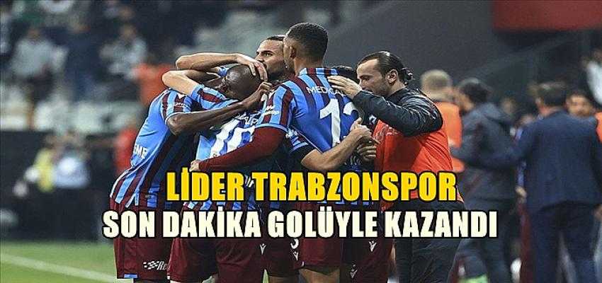 LİDER TRABZONSPOR SON DAKİKA GOLÜYLE KAZANDI...