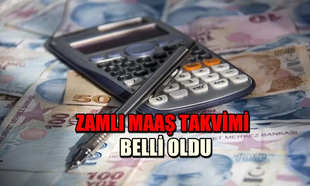 ZAMLI MAAŞ TAKVİMİ BELLİ OLDU!