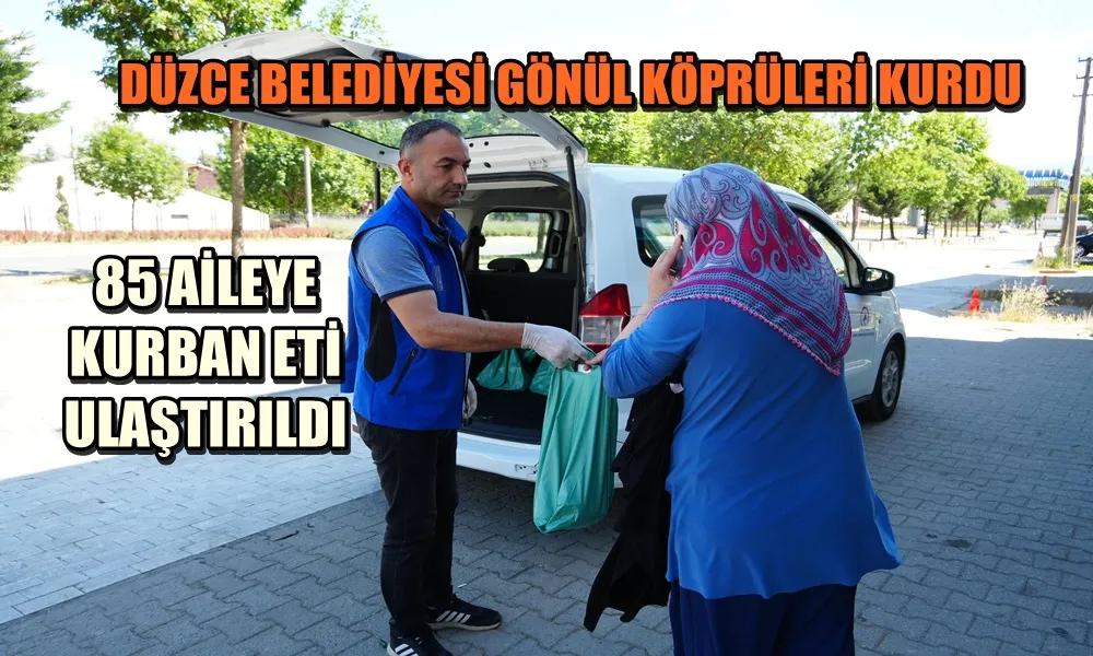 KURBAN BAYRAMI’NDA İHTİYAÇ SAHİPLERİ GÖZETİLDİ