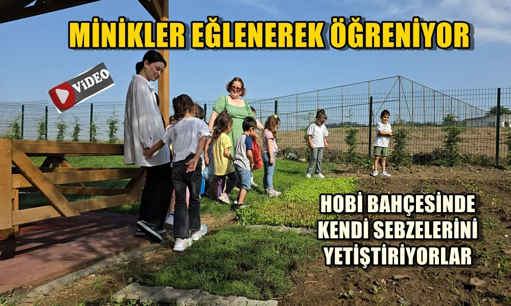 BEL-KA KREŞİNDE ÖĞRENCİLER DOĞAYI VE SEBZELERİ TANIYOR