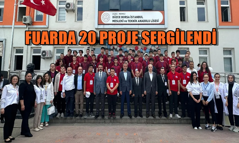 FUARDA 20 PROJE SERGİLENDİ 