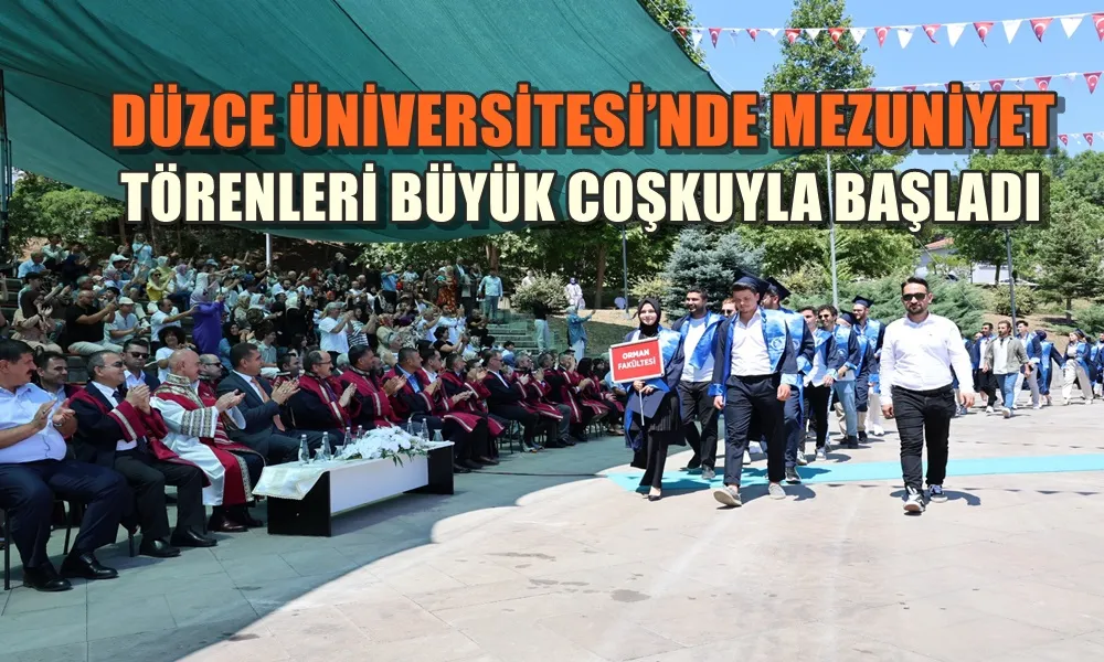 MEZUNİYET TÖRENLERİ BÜYÜK COŞKUYLA BAŞLADI