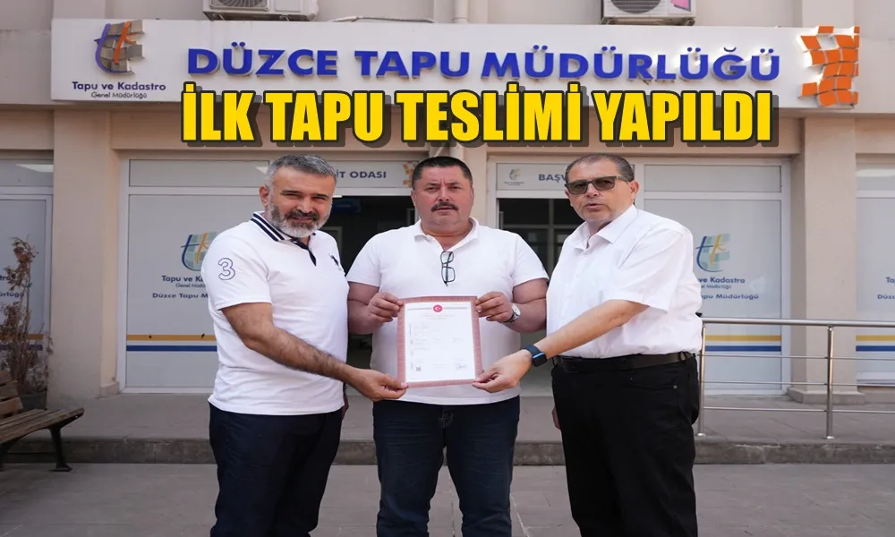 MODERN SANAYİ SİTESİ DÜKKANLARI ESNAFA DEVREDİLMEYE BAŞLANDI