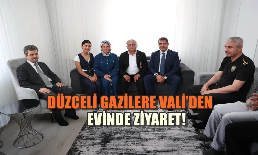 GAZİLER EVLERİNDE ZİYARET EDİLDİ