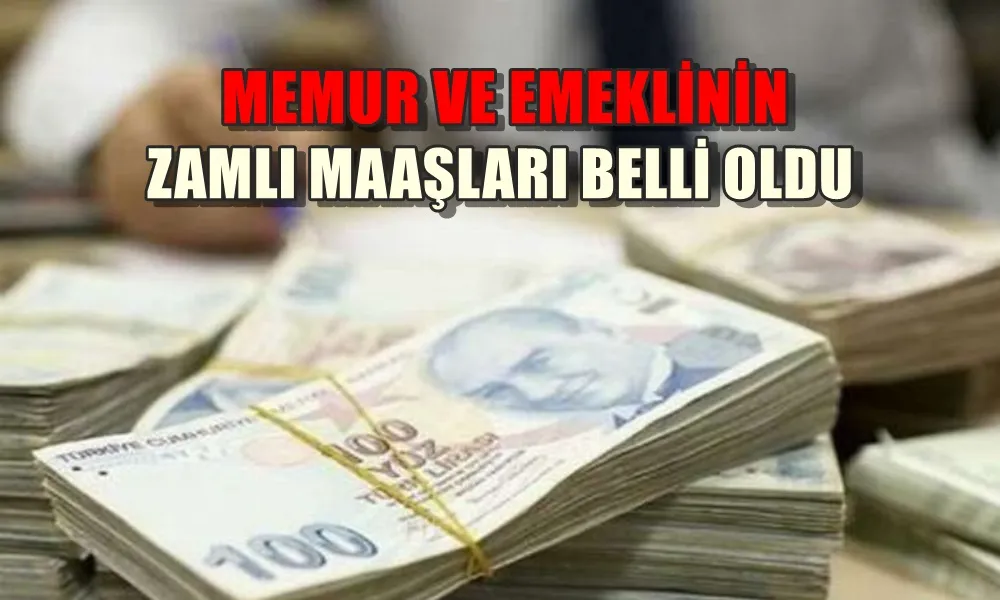 EN DÜŞÜK KAMU GÖREVLİSİ MAAŞI 36 BİN 460 TL OLDU